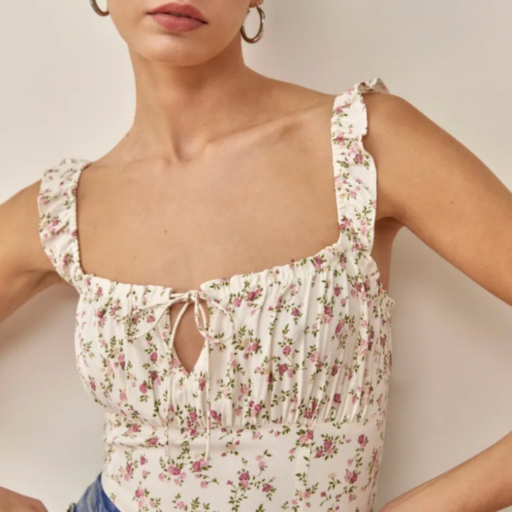 Reformation Cortese Top - Boheme Floral